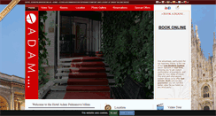Desktop Screenshot of hoteladammilan.com